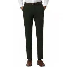 Van Heusen Green Slim Fit Trousers-picture-25
