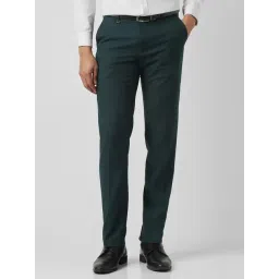 Van Heusen Green Slim Fit Trousers-picture-28