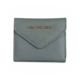 Van Heusen Grey Casual Leather Tri-Fold Wallet for Women-picture-42