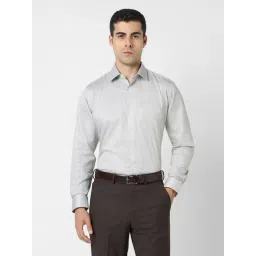 Van Heusen Grey Cotton Regular Fit Printed Shirt-picture-37