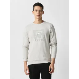 Van Heusen Grey Cotton Regular Fit Printed Sweatshirt-picture-36