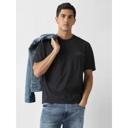 Van Heusen Grey Cotton Regular Fit Printed T-Shirt-picture-33