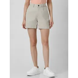 Van Heusen Grey Cotton Regular Fit Shorts-picture-17