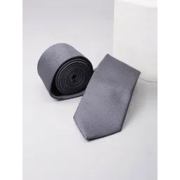 Van Heusen Grey Embroidered Tie-picture-38