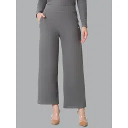 Van Heusen Grey Mid Rise Pants-picture-20