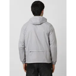 Van Heusen Grey Regular Fit Hooded Jacket image 2