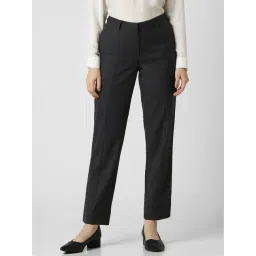 Van Heusen Grey Regular Fit Mid Rise Trousers-picture-35