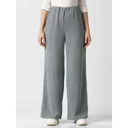 Van Heusen Grey Regular Fit Trousers-picture-30