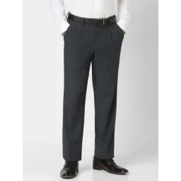 Van Heusen Grey Regular Fit Trousers-picture-47