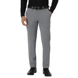 Van Heusen Grey Slim Fit Trousers-picture-35