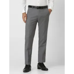 Van Heusen Grey Slim Fit Trousers-picture-44