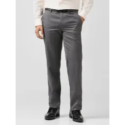 Van Heusen Grey Slim Fit Trousers-picture-17