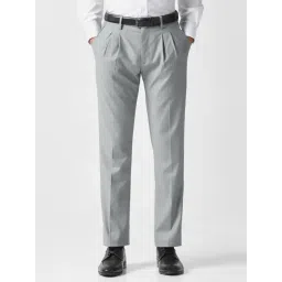 Van Heusen Grey Slim Fit Trousers-picture-37