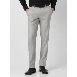 Van Heusen Grey Slim Fit Trousers-picture-19