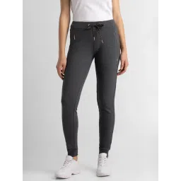 Van Heusen Grey Textured Mid Rise Joggers-picture-32