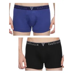 Van Heusen Innerwear Multi Cotton Regular Fit Trunks - Pack Of 2-picture-11