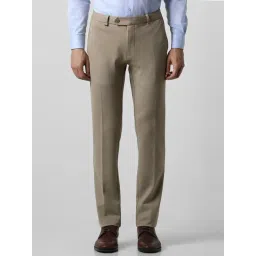 Van Heusen Khaki Slim Fit Trousers-picture-36
