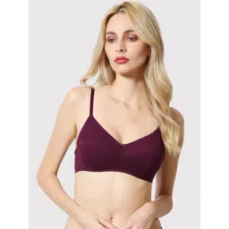 Van Heusen Maroon Cotton Minimizer Bra-picture-10