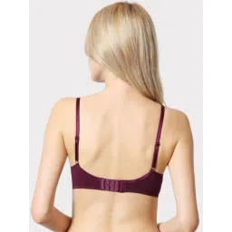 Van Heusen Maroon Cotton Minimizer Bra image 2