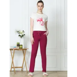 Van Heusen Maroon Cotton Pants-picture-19