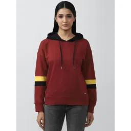 Van Heusen Maroon Cotton Regular Fit Sweatshirt-picture-40