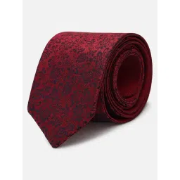 Van Heusen Maroon Embroidered Tie-picture-34