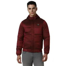 Van Heusen Maroon Polyester Slim Fit Jackets-picture-36