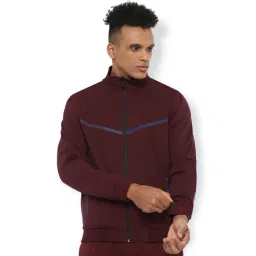 Van Heusen Maroon Regular Fit Jacket-picture-10