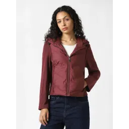 Van Heusen Maroon Regular Fit Jacket-picture-35