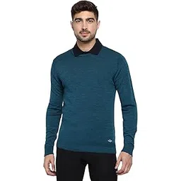van heusen Men Athleisure Crew Neck Sweater - 100% Merino Wool - Full Sleeve, Ultra Soft-picture-21
