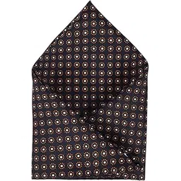 van heusen Men Black Print Party Pocket Square-picture-25