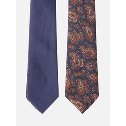 Van Heusen Men Blue & Red Printed Ascot Tie-picture-37
