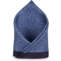 van heusen Men Blue Print Party Pocket Square-picture-17