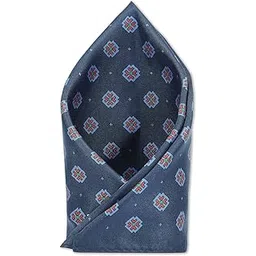 van heusen Men Blue Print Party Pocket Square-picture-38