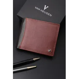 van heusen Men Brown Genuine Leather Wallet-picture-11