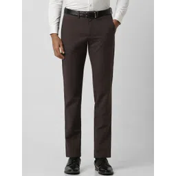 Van Heusen Men Cotton Slim Fit Formal Trousers-picture-18