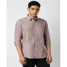 van heusen Men Cotton Textured Slim Fit Shirt-picture-13