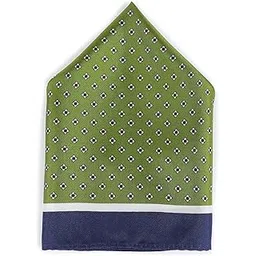 van heusen Men Green Print Party Pocket Square-picture-46