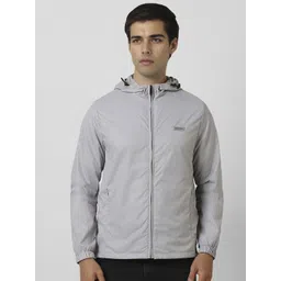 Van Heusen Men Hooded Solid Casual Bomber Jacket-picture-11