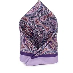 van heusen Men Lilac Print Party Pocket Square-picture-28
