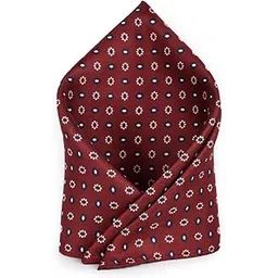 van heusen Men Maroon Print Party Pocket Square-picture-56