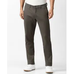 van heusen Men Mid Rise Slim Fit Trousers-picture-18