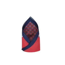 Van Heusen Men Navy Blue & Red Printed Pocket Square-picture-41