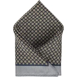 van heusen Men Navy Print Party Pocket Square-picture-43