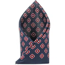 van heusen Men Navy Print Party Pocket Square-picture-24