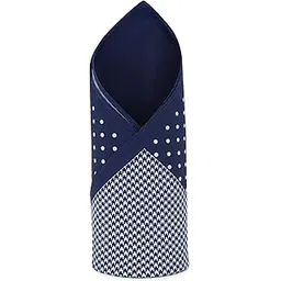 van heusen Men Polyester Navy Print Party Formal Pocket Square, Blue,Free Size-picture-28