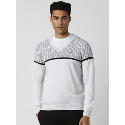 Van Heusen Men Printed Pullover Cotton Sweater-picture-31