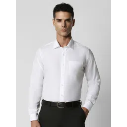 Van Heusen Men Pure Cotton Slim Fit Opaque Formal Shirt-picture-30