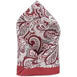 van heusen Men Red Print Party Pocket Square-picture-19