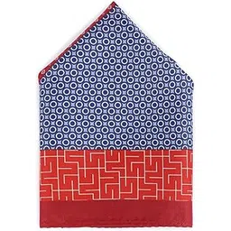 van heusen Men Red Print Party Pocket Square-picture-36